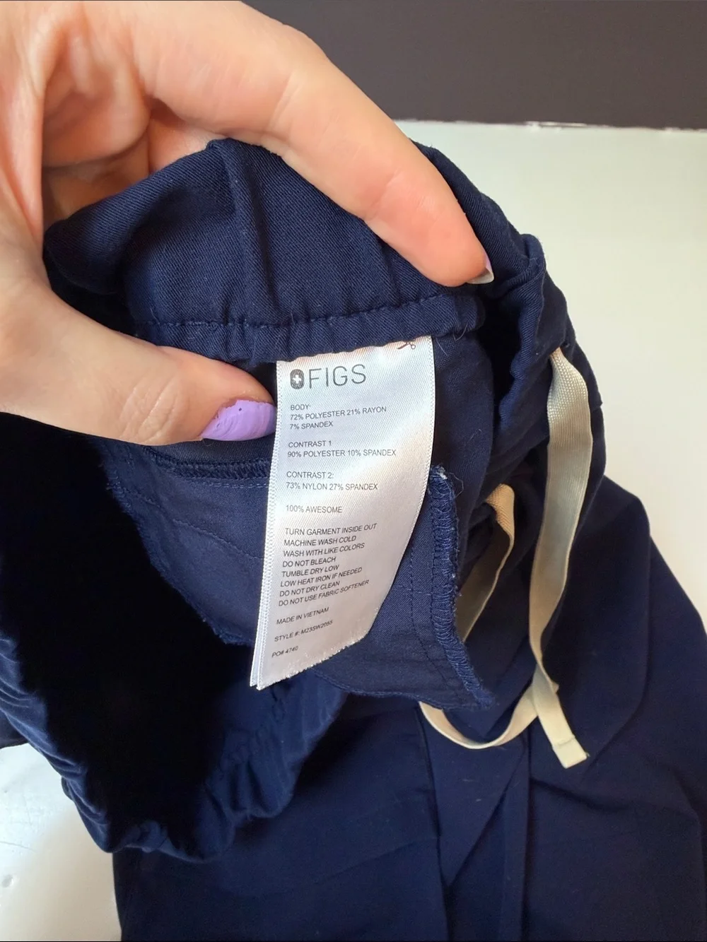 Figs Men’s Jogger Scrub Bottom - Extra Pockets - M